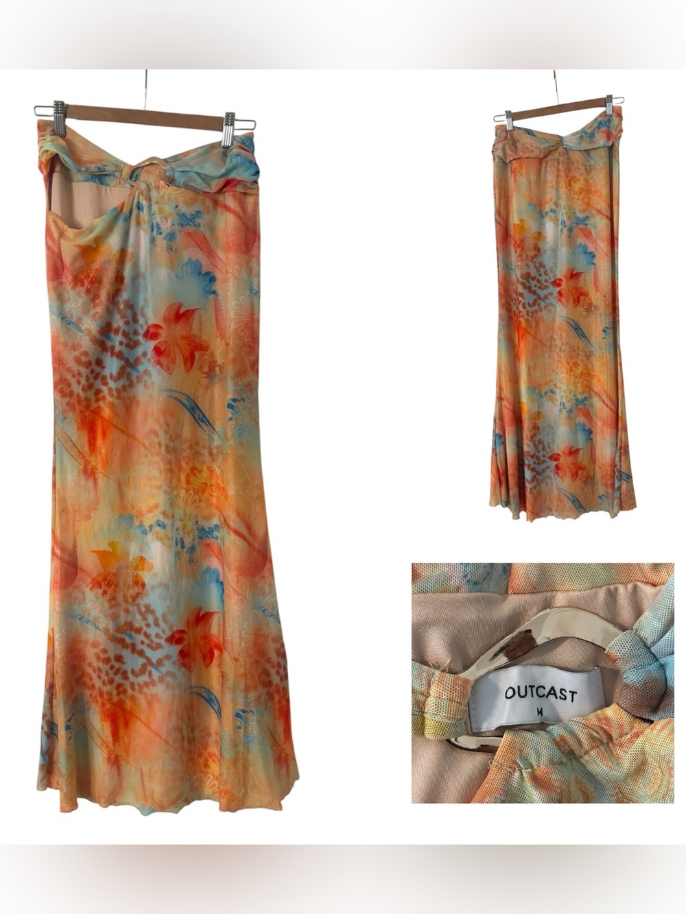 Outcast Cutout Maxi Skirt